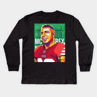 Christian McCaffrey Kids Long Sleeve T-Shirt